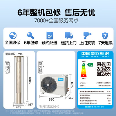 美的空调柜机3匹的哪款质量好（美的3匹立式空调柜机柜式空调体验效果好吗）-图片3
