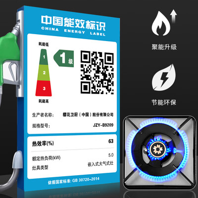 樱花燃气灶b9201型号怎么样(樱花 B9209 燃气灶 5.0kW双灶家用嵌入式台式灶怎么样)-图片3