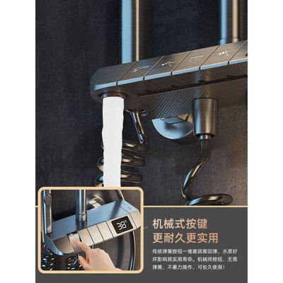 九牧 JOMOO 枪灰色恒温淋浴花洒套装评测说真相（九牧花洒怎么上水）
