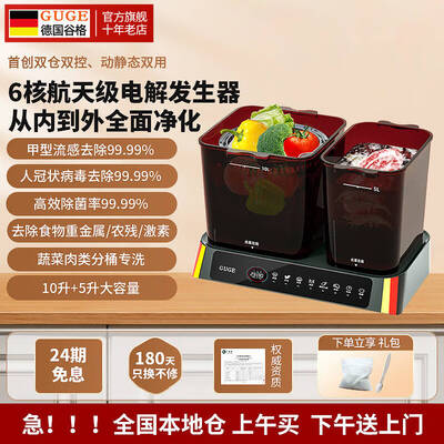 GUGE双桶果蔬清洗机全自动智能去农残体验效果好吗(谷格果蔬清洗机怎么样)-图片3