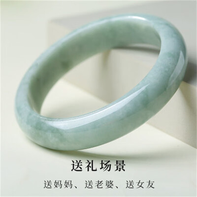 喜东祥冰糯种翡翠手镯61-62mm翡翠玉石评测说真相（喜东祥翡翠玉石怎么样）