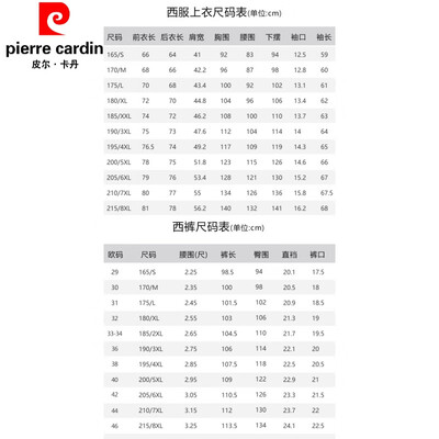 皮尔卡丹西服套装2065藏蓝M码男士西装评测说真相（皮尔卡丹男士西装尺码怎么选）
