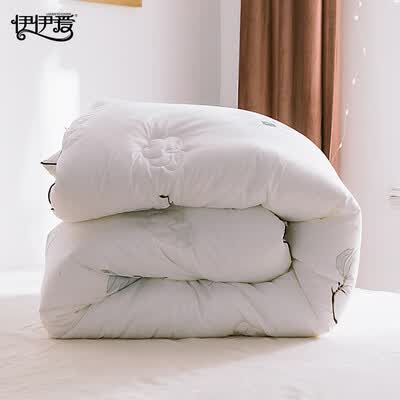 伊伊爱 全棉斜纹棉花冬被秋冬保暖被150*200cm约5斤 Z01900013