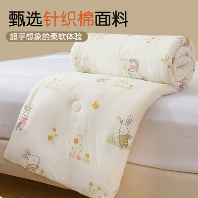无印良品被子好吗（无印良品A类针织棉大豆纤维被150×200cm夏凉被好不好）-图片1
