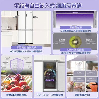 卡萨帝BCD-507四开门冰箱超薄家用怎么样（卡萨帝冰箱一直报警怎么解除）-图片1