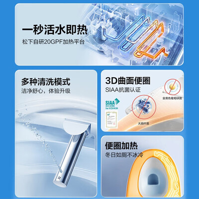松下智能马桶盖5208即热抗菌多重清洗质量烂不烂（松下智能马桶盖不出水怎么解决）-图片2