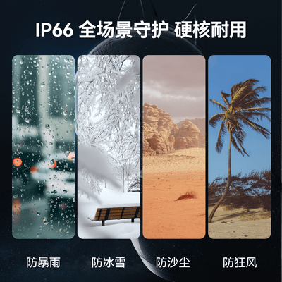 华为智选4K 800万摄像头家用监控器360度无死角带夜视全景语音手机远程