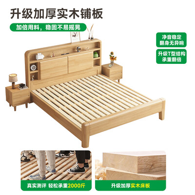 品族北欧实木床 YF-668双人床质量如何(品族北欧实木床 YF-668双人床靠谱吗,揭秘内幕)-图片1