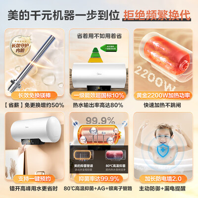 美的F5021-X1(S)家用储水式电热水器怎么样(美的电热水器不出热水怎么回事)-图片1