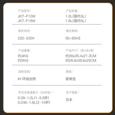 虎牌 JKT-F18W 5L IH电饭煲 银黑色值得手入吗(虎牌电饭煲怎么样)-图片6