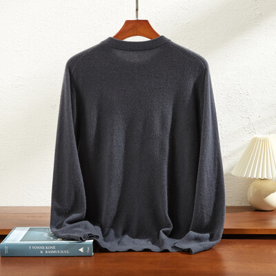 帕什 男士羊绒衫 圆领中灰色 PS-N001 L是否值得入手(帕什羊绒什么档次)