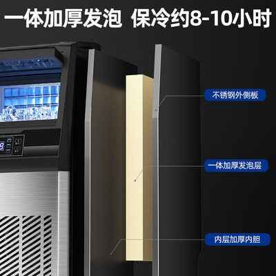 北极熊制冰机 中小型55KG商用全自动评测说真相(北极熊制冰机怎么操作)-图片6