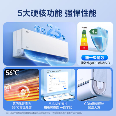 美的空调 风尊 1.5匹挂机评测说真相（美的空调质量怎么样,排名如何）-图片1