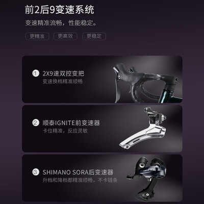 喜德盛XDS AD300公路自行车质量如何(喜德盛公路自行车怎么变速)