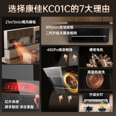 康佳侧吸式抽油烟机CXW-284-KC01C靠谱吗,揭秘内幕(康佳油烟机怎么拆清洗)-图片1