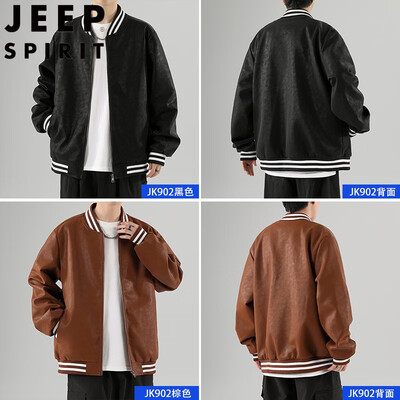 jeep皮夹克怎么样（JEEP SPIRIT夹克男黑色XL JK902男士皮衣是否值得入手）-图片2