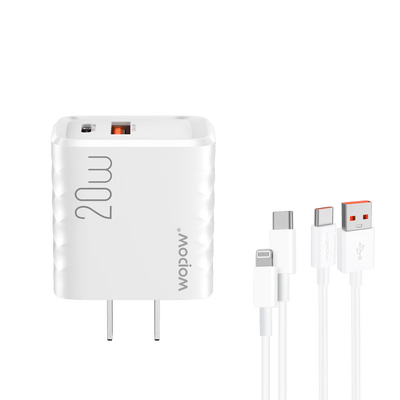 沃品（WOPOW）20W快充充电器套装  Q61