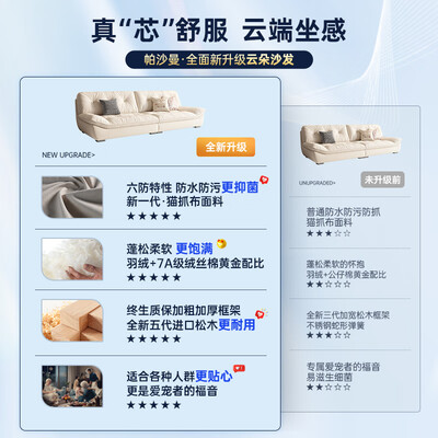 帕曼莎沙发怎么样（帕沙曼Z0061布艺沙发到底如何,值得入手吗）-图片4