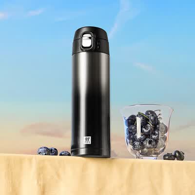 双立人（ZWILLING）保温杯黑银色 430mL ZW-BP828/1033577