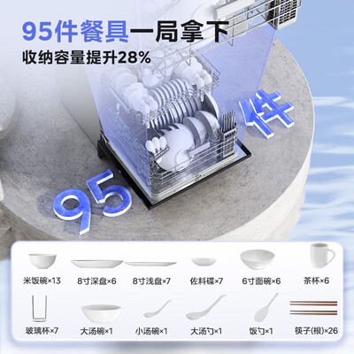 华凌Vie8Pro洗碗机灶下安装值得手入吗(华凌洗碗机质量怎么样)-图片6