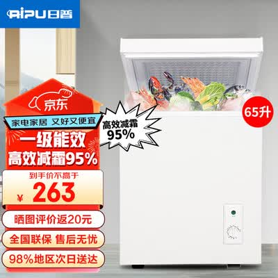 日普RIPU 65L家用小冰箱评测说真相（日普小冰箱冷藏0-7档哪个制冷强）-图片1