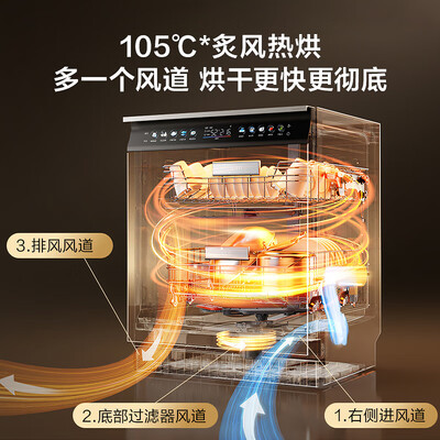 华帝的洗碗机好还是美的好（华帝双子星iD3000Max洗碗机全自动洗碗机测评看真相）-图片2