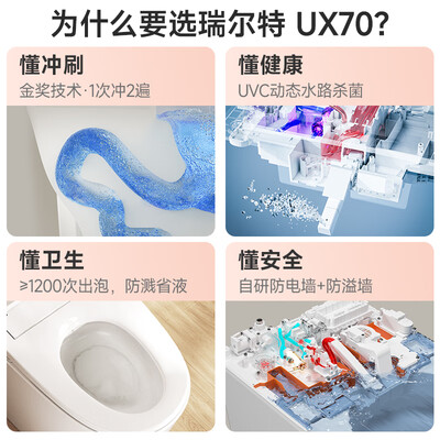 瑞尔特UX70-305智能马桶测评看真相（瑞尔特智能马桶和九牧哪个好）