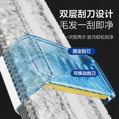 百家好世 免手洗抑菌拖把家用一拖净大号不锈钢懒人吸水布平板拖地神器