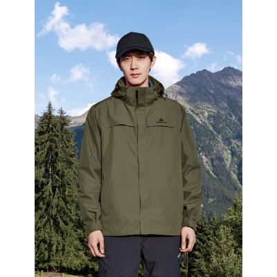 拓路者（Pioneer Camp）朱雀冲锋衣男秋季硬壳户外登山服防风防水通勤外套 灰色 XL