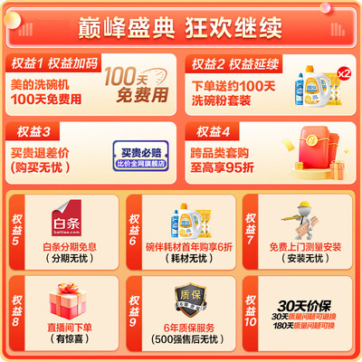 美的GX1000Max-D洗碗机17套大容量是否值得入手(美的洗碗机哪款性价比最高)-图片1