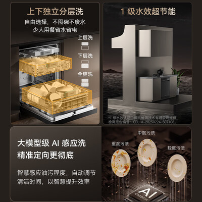 凯度XWDQ18-F300嵌入式洗碗机评测说真相(凯度洗碗机和西门子洗碗机哪个好)-图片3