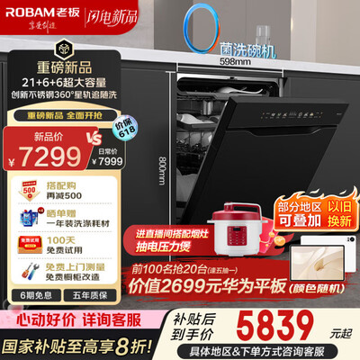 Robam W80A-E1洗碗机自动门是否值得入手(老板洗碗机怎么使用视频教程)-图片1