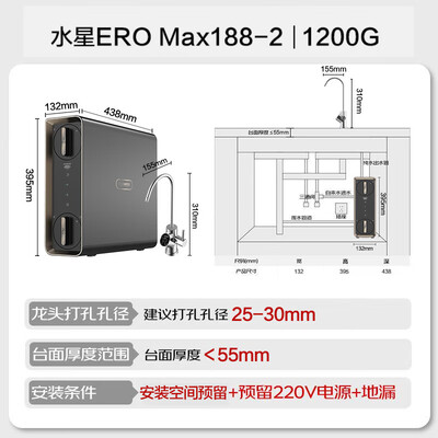怡口净水器型号对比(怡口净水器家用水星Max净饮机厨下净水器靠谱吗,揭秘内幕)-图片1