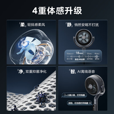 美的电风扇哪款好(美的幸运草安睡Ultra变频风扇电风扇评测说真相)