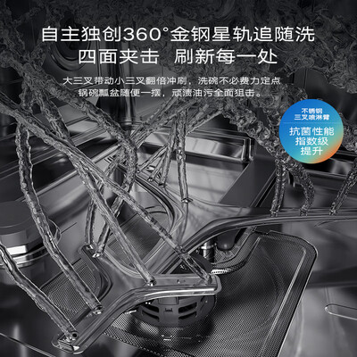 Robam W80A-E1洗碗机自动门是否值得入手(老板洗碗机怎么使用视频教程)-图片5
