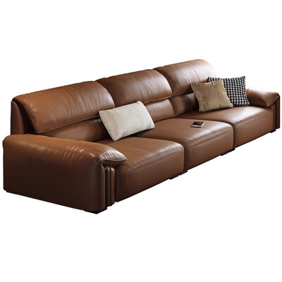 艺潮匠意式真皮沙发 280cm皮艺沙发测评看真相(艺标皮沙发怎么样)