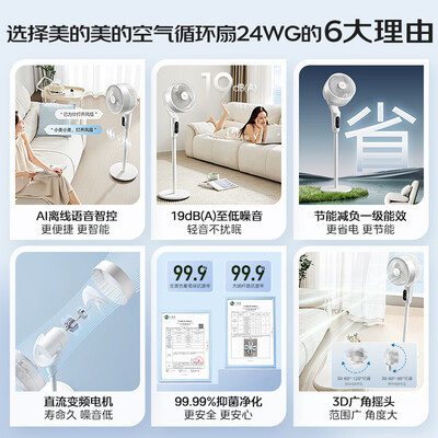 美的循环扇好用吗(美的GDI24WG立式风扇循环扇到底如何,值得入手吗)-图片5