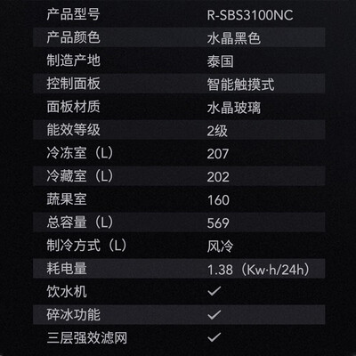 日立R-SBS3100NC进口冰箱怎么样？爆料五大细节特点！