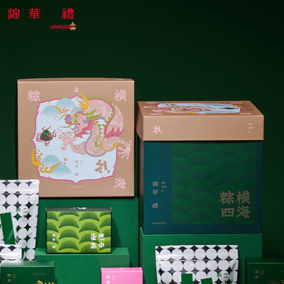 锦华 祥龙佳礼 粽子礼盒 1.35千克