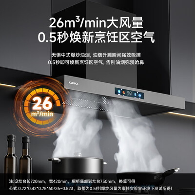 康佳的油烟机怎么样（康佳 CXW-280-KT60B 欧式顶吸油烟机欧式油烟机质量烂不烂）-图片2