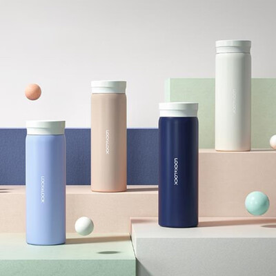 乐扣乐扣LOCK&LOCK 简约随身直饮杯 LHC6550FU （米白色）