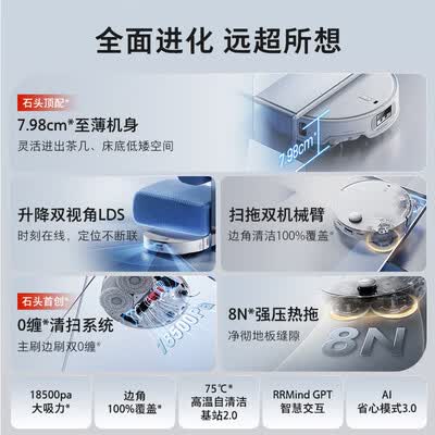 石头扫拖一体机哪个型号最好用（石头P20Plus扫拖洗烘一体扫地机器人是否值得入手）-图片3