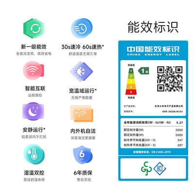 小米智能壁挂空调 1.5匹一级能效好不好（小米空调质量怎么样）-图片3