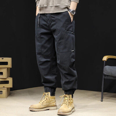 工装裤与哈伦裤的区别(JEEP SPIRIT 22116男士工装裤黑色L男士哈伦裤好不好)-图片1