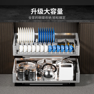 悍高橱柜拉篮怎么样（悍高HIGOLD碗篮800柜LGF升级款橱柜拉篮到底如何,值得入手吗）-图片2