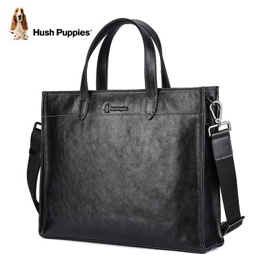 包包头层牛皮和pu皮哪个好（Hush Puppies头层牛皮男包公文包质量如何）-图片1