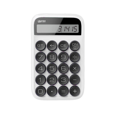 洛斐（LOFREE）   LOFREE 洛斐 EH113P 圆点糖豆计算器（可爱迷你 糖果色计算机）黑白