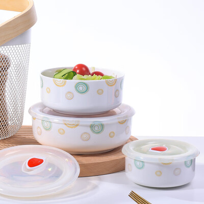 朵彩 SY-301 迷彩骨质瓷保鲜碗