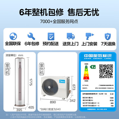 美的智行3匹柜机怎么样（美的大3匹智行3代立式柜机空调立式空调体验效果好吗）-图片1