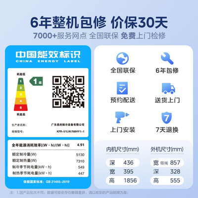 美的 KFR-51LW/N8HY1-1 2匹变频立式空调体验效果好吗（美的立式空调两侧网怎么拆装）-图片3